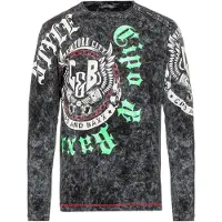 Cipo & Baxx T-Shirt citron vert / noir / blanc