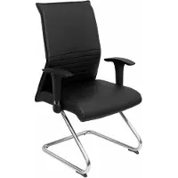 Piqueras Y Crespo Albacete Confidente Office Fixed Chair Noir