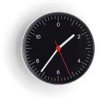 HAY Horloge Murale Black
