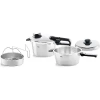 Fissler Vitavit Premium ? 2-teiliges Schnellkochtopf Set 3,5 + 4,5 Liter 622-412-14-090/0 /Abverkauf nur solange Vorrat reicht