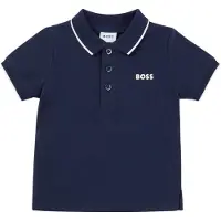 BOSS Polo en piqué de coton à logo imprimé pour enfant