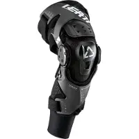 Leatt X-Frame Hybrid, genouillères ,Noir/Gris Foncé ,M