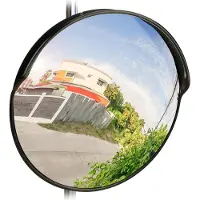 Relaxdays Miroir de circulation 45 cm (45 x 45 cm)
