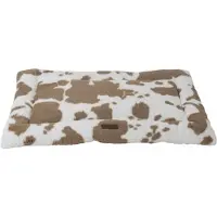 Animal Boulevard Cow Plush coussin de cage blanc/moka