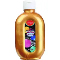 Keyroad Peinture pour affiches, métallique, 300 ml, flacon, or