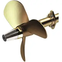 VETUS Zinc Shaft Propellers Nut Anode Doré 35 mm