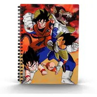 SD Toys Cahier A4 Goku Vs Vegeta Dragon Ball Z