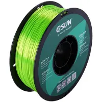 Esun eSilk-PLA 1,75mm Lime 1kg Filament 3D (PLA, 1.75 mm, 1000 g), Filament 3D, Vert