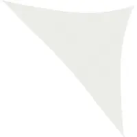 vidaXL Voile d'ombrage 160 g/m² Blanc 3x3x4,2 m PEHD