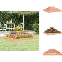vidaXL Jardinière 80x80x27 cm Bois de douglas massif