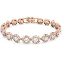 Swarovski Bracelet 'Angelic' or rose / blanc