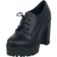 Altercore Talons hauts Rockabilly de - Trixie Vegan - EU36 - EU40 - pour Femme - noir - Taille EU 37