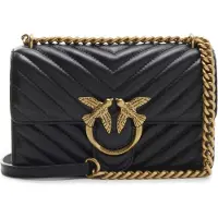 Pinko Sac à bandoulière 'Love One' noir