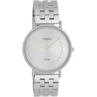 Oozoo Montre grise Vintage Series Montre à quartz analogique UOC20367