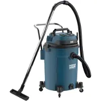 HBM Aspirateur de chantier HBM pour déchets humides/secs PP 2x1200W 60L