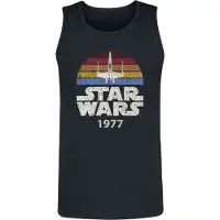 Star Wars Débardeur Disney de - X-Wing 1977 - S - XXL - pour Homme - noir - Taille XXL