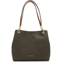 Michael Kors pour femme. 30F3G8KT7B Grand sac fourre-tout Kensington avec logo marron (OSFA), Casuel, PVC