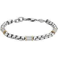 Fossil Bracelet de bijoux, (19.50 cm, Acier inoxydable)