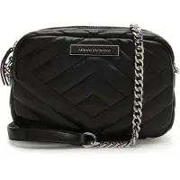 Armani Exchange pour femme. 9491584R74200020 Sac messager noir (OSFA), Casuel, Polyester