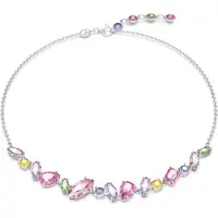Swarovski Chaîne 'Gema' bleu / violet / rose / argent