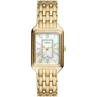 Fossil Montre à affichage analogique 'RAQUEL' or / blanc