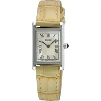 Big Buy Cooking Seiko SWR095P1 Montre Femme Rectangulaire Beige