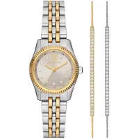 Michael Kors Parure de bijoux 'Lexington' or / argent / blanc