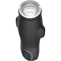 Lonely Anne - masturbateur vibrant et suçant rechargeable - noir