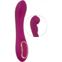Javida - Vibromasseur gonflable à 2 points (violet)