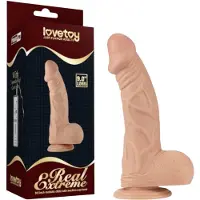 Lovetoy Real Extreme - godemichet à ventouse - 23 cm (couleur chair)
