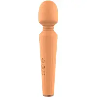 Glam - vibromasseur rechargeable - massage puissant - silicone orange