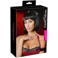 Cottelli Accessoires - Perruque longue dominatrice - noir