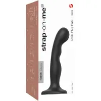 Strap-On-Me P&amp;G S - dildo courbé à ventouse (noir)
