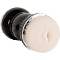 You2Toys - Masturbateur double vagin et anus - silicone noir