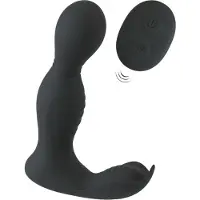 You2Toys - vibromasseur prostate télécommandé 2 en 1 - silicone noir