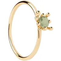 P D PAOLA Bague or / vert clair