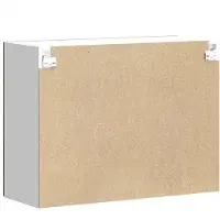 vidaXL Armoire de cuisine suspendue avec porte vitrée Kalmar Chêne fumé Matériau dérivé du bois