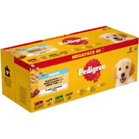 Pedigree Junior Mix Selection patée en gelée pour chien megapack sachets
