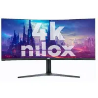 Nilox MONITOR 34" NXM344KD11 ULTRAWIDE 4K CURVO 144HZ 2HDMI 2DP 1MS MMDIA écran plat de PC 86,4 cm (34") 3440 x 1440 pixels UltraWide Quad HD LED Noir
