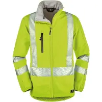BIG Arbeitsschutz Veste Softshell de sécurité TYL jaune fluo, taille XXL (XXL)