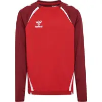 Hummel Sweat de sport 'Lead 2.0' rouge / rouge foncé / blanc