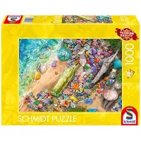 Schmidt Spiele Puzzle Trouvailles Marines Étincelantes - 1000 pièces