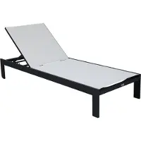 Axi Elio Bain De Soleil En Anthracite / Crème | Transat Jardin Avec Structure En Aluminium Réglable En 5 Positions | Chaise Longue Pour L'Extérieur /