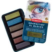 Derwent Graphitint Xl Blocks Tin Of 6 (601055) (6x)