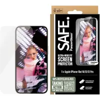 PanzerGlass Safe. (1 pcs, Apple iPhone 13, Apple iPhone 13 Pro, Apple iPhone 14, Apple iPhone 16e), Téléphone portable : film de protection, Transparent