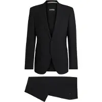 BOSS Costume deux pièces Regular en laine stretch