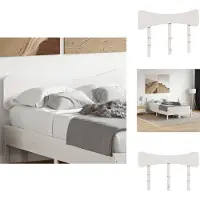 vidaXL Tête de lit blanc 135 cm pin massif
