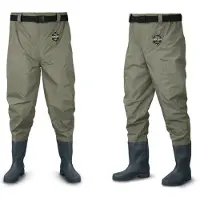 Delphin HRON Pants, 44, vert/noir, waders, 101004224