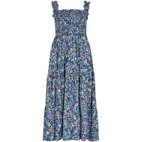 Apricot Robe bleu / mélange de couleurs