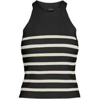 Vero Moda Tops en tricot 'SABA' noir / blanc
